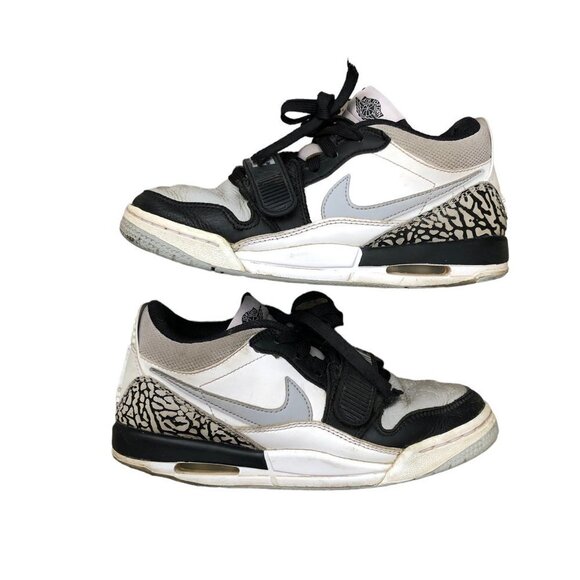 2021 Nike Air Jordan 1 Legacy 312 Low White Black Grey Size 4 - Picture 2 of 10